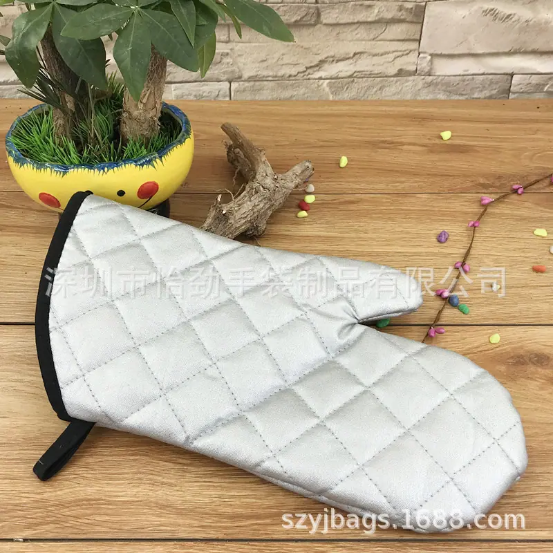 斜口涤纶锏棉隔热手套