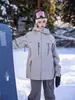 Jaqueta de Esqui de Alta Gama Mais Recente para Mulheres, Impermeável e Quente Conjunto de Jaqueta de Snowboard 3L, Jaqueta Profissional para Homens de Snowboard Duplo