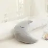 Ins almohada de la serie Sky juguete de peluche nube luna gotas de lluvia estrella de cinco puntas cojín de sofá decoración para habitación de niños