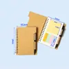 Amazon Paquete de 15 Cuadernos Espirales de Bobina Media Corte, Notas Adhesivas Desprendibles, Cuadernos Combinados, Cuadernos de Bolsillo Portátiles