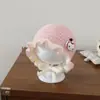 Gorro de Bebé Estilo Otoño e Invierno Princesa Súper Lindo Gato Niña Cálido de Lana con Lazo Protección para los Oídos para Bebés Niñas
