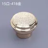 Em Estoque Tampas Rosqueáveis para Frascos de Perfume de 15mm, Tampas Brilhantes Galvanizadas de Alta Qualidade, Acessórios Universais para Frascos de Vidro, Tampas de Garrafa para Atacado