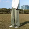 Jeans Masculino Retrô Americano Lavado de Perna Reta Transfronteiriço Outono Novo Marca Tendência Solta Vibe High Street Calças Compridas