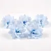 Alta Calidad Simulación Cabeza Grande de Hortensia Crisantemo Color de Primavera Flor de Seda DIY Pasador Hecho a Mano Corona de Flores Pared Accesorios Hanfu