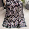 Bufanda de Moda para Mujer de Seda Artificial con Temperamento para Viajes, Vacaciones, Protector Solar de Verano, Chal Decorativo, Bufanda Exterior