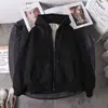 Sudadera Gruesa de Terciopelo para Otoño e Invierno Ropa Exterior para Hombre Estilo Coreano Suelta Cálida Estudiante Ins Tendencia Estilo Pareja