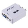Convertidor de Video AV a VGA AV2VGA RCA a VGA TV a Computadora TV a Monitor de PC