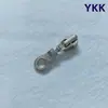 Cremallera Ykk No. Cremallera de 3 Dientes Metálicos con Deslizador de Bloqueo Automático para Bolsas, Bolsillos y Ropa, con Deslizador Antideslizante