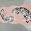 Alfombra de piso de cocina de algodón fino, alfombra de dormitorio, alfombra larga de tira, alfombra suave, alfombra impresa para mesita de noche, decoración del hogar XT