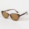 Nueva Serie de Pines de Propionato de Moda Transfronteriza Gafas de Sol, Protección UV, Elegantes y de Alta Gama, Versátiles para Mujeres