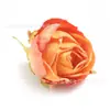 Cabezas de Flores de Rosa Simuladas Vintage con Bordes Quemados, Flores de Seda, Flores Artificiales, Materiales Hechos a Mano para Bricolaje, Decoración de Cajas de Regalo, Materiales Florales para Arreglos de Boda
