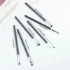 Venta Directa de Fábrica Transfronteriza de 6 Brochas Suaves para Sombras de Ojos, Brochas Negras Portátiles para Ojos y Cejas, Herramientas de Belleza Multifuncionales al por Mayor