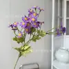 Atrezo Fotográfico de Salida Primaveral de Manzanilla y Margarita Pastoral Flores Artificiales Arreglos de Flores Falsas Decoración de Ramo Adornos Florales Tiktok Dropshipping