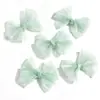 Accesorios de lazo de hilo brillante de color macarrón para decoración de zapatos y sombreros, accesorios para el cabello DIY hechos a mano y accesorios de material