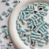 Cerâmica de Alta Temperatura Flor Esmalte Retro Cilíndrico Contas Beads diy Hand-made Frisado Colar Pulseira Material Jóias Acessórios