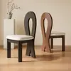 Silla con Llave de Sirena Estilo Francés, Silla de Comedor de Madera Maciza, Nueva Silla de Lujo para Uso Doméstico, Silla con Respaldo de Diseñador, Mesa y Sillas de Comedor Vintage