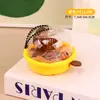 Chaveiro Pingente Criativo Máquina de Arremesso Catapulta de Dedo Desenho Animado Mini Máquina de Basquete Brinquedos Infantis Pequenos Presentes Atacado