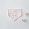 Toalla triangular bordada para bebé algodón peinado doble capa babero de dibujos animados para recién nacido circunferencia de la boca del bebé suministros para madre e hijo al por mayor