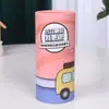 Lata de Papel Lata Pequeña Té Personalizado Papel Kraft Vaso de Agua Tubo de Papel Redondo Empaque Personalizado para Comida y Té Impresión de Logo en Lata de Papel