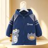 Bata para Bebé, Ropa de Abrigo de Otoño e Invierno para Niños Chaqueta de Plumas, Ropa Protectora Impermeable y Anti-Suciedad, Chaqueta Larga de Manga Larga con Cremallera para Niños Tallas Mediana y Grande