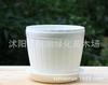 Vaso de Flor de Resina para Mesa Vaso de Flor de Plástico Vaso de Flor de Barril de Madeira Imitação Vaso de Barril de Madeira Redondo Criativo Vaso Pequeno para Suculentas