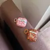 Capa de Fone de Ouvido com Estampa de Leopardo em Cor Contrastante Capa Protetora para AirPods Pro3 Adequada para Capa Bluetooth Sem Fio Apple 4ª Geração Imd