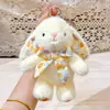 Llavero Colgante de Peluche Original Genuino de 15 cm Conejo Wendy Lazo de Mariposa Estilo Europeo Muñeca Compañera Sanadora Venta al por Mayor