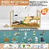 Aquário de Vidro para Tartarugas para Uso Doméstico na Sala de Estar, Tanque de Criação Universal com Plataforma para Tomar Sol, Aquário Ecológico Paisagístico para Peixes Pequenos, Tanque de Criação Mista para Peixes e Tartarugas