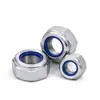 Tuerca Hexagonal de Acero Inoxidable 316 Antiaflojamiento Tapa de Tornillo de Bloqueo de Nylon Gruesa Antideslizante Tuerca de Bloqueo Automático m4m10m24