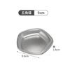 Vajilla de Acero Inoxidable 304 Estilo Retro Estilo Industrial Tazón Plato Tenedor Cuchara Palillos Gris Copo de Nieve Traje para Picnic al Aire Libre Camping