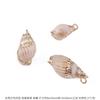 Colgante de Concha Natural Material Galvanizado Hecho a Mano DIY Aretes Campana de Viento Adornos Colgantes Colgante Creativo Hecho a Mano