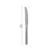 Cuchillo, Tenedor y Cuchara de Manicura de Acero Inoxidable, Cuchillo, Tenedor y Cuchara para Filete de Hotel, Cuchara para Postre y Café de Restaurante, Tenedor para Frutas, Juego de Cubiertos Occidentales