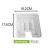 Bandeja de porciones de PC Jin De 1/6 Caja de porciones transparente Bandeja cuadrada para alimentos Bandeja para comida rápida resistente a caídas Bandeja de porciones de frutas