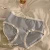 Algodón para bebé Clase A cuatro estaciones [5A antibacteriano] ropa interior sencilla para damas niñas algodón entrepierna antibacteriano