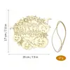 Amazon Halloween Natal Placa Decorativa de Madeira Pendurada TikTok Não Acabado diy Fatia de Madeira Xiyin Decoração de Porta Janela