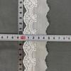 7-10cm Encaje Bordado de Algodón Adorno de Encaje Hueco Dobladillo de Falda Accesorios de Ropa al por Mayor Tira Perforada de Seda de Leche