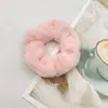 Outono e Inverno fleece de coral faixa de cabelo de intestino grosso celebridade da internet coreana corda de cabelo waffle corda de cabelo elástica grande acessórios de cabelo adorno de cabeça atacado