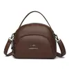 Nuevo bolso de mano simple de moda transfronteriza para mujer 2026 nuevo de moda independiente de tres capas de gran capacidad bandolera