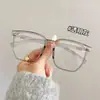 Óculos Planos Retro com Armação Preta e Textura de Madeira para Rostos Grandes, Efeito Emagrecedor Sem Maquiagem, Óculos Planos Anti-Luz Azul para Homens Sem Grau
