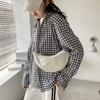 Nylon Crossbody Bag Mulheres 2023 Nova moda bolinho saco leve pequeno saco axila saco simples ombro bolsa de lona