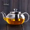 Bule Floral Espessado Resistente ao Calor com Filtro de Aço Inoxidável, Conjunto de Bule Espessado com Bico Longo para Infusão de Chá