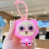 Llavero colgante creativo y llamativo de astronauta, unicornio, dinosaurio, accesorio para aliviar el estrés para bolsos de mujer, regalo