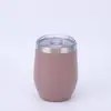 Taza Térmica de Acero Inoxidable Taza para Huevo en Forma de U Taza Creativa de Cáscara de Huevo Copa de Vino Tinto de Doble Capa Copa Simple Taza de Agua de Alto Valor
