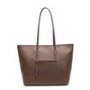 Este ano, a moda mais vendida, estilo simples, cor sólida, grande capacidade, bolsa tote, lazer, todos os tipos de estilo, bolsa de ombro feminina