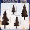 Decoraciones de Mesa y Adornos para Fiesta de Navidad en Casa, Suministro Exclusivo Transfronterizo de Artesanías de Madera y Decoraciones Navideñas