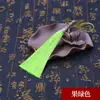 Chapéu Pontudo de 12cm com Borla de Cauda de Fênix Oca, Pingente de Acessório de Traje Tradicional Chinês