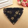 Toalla triangular para mascotas hecha a mano toalla babero para perros estilo japonés para gatos bufanda estilo japonés bufanda cuadrada accesorios suministros para mascotas transfronterizo