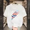 Camiseta de Verano para Hombre de Manga Corta Estampado Sencillo de Letras Holgada y Versátil Cuello Redondo Estilo Pareja Top Deseo Aliexpress