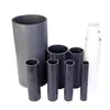 Fabricante de Tubería de Suministro de Agua de PVC, Tubería Rígida, Gris Oscuro, Tubería Industrial Resistente a la Corrosión por Ácidos y Álcalis, Material de Tubería Industrial de UPVC