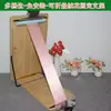 Suporte dobrável de flor de veludo DIY feito à mão instalação-livre ajuste de quatro velocidades cartão de bambu estrutura de madeira fixa suporte curvo de veludo